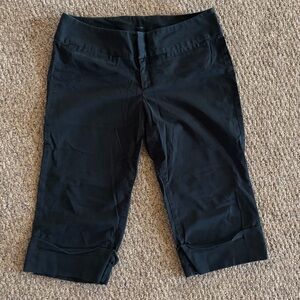 Express Black Cropped Pants